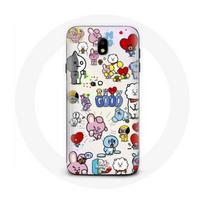 Coque pour Samsung Galaxy J5 2017 BTS Bangtan Sonyeondan BT21 Van Tata Chimmy Cooky Rj Koya Mang Et Shooky
