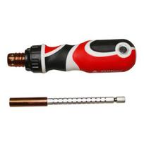 Dual Purpose Adjustable Ratchet Screwdriver Bits Magnetic Repair Hand Tools black