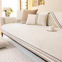 French Cream Style Sofa Cushion Four Seasons Universal Cushion Non-Slip Sofa Cover 70*70cm