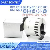 DK-11209/8/4/3/2/1 DK-22210 DK-11241 Label Thermal Paper for Brother QL550 QL570 QL580N QL700 QL720NW QL800 810W 820NWB QL1050N DK-11201 29mm 90m white
