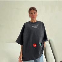 Vedio Calling T-shirt Fashion Cotton Short Sleeve T-shirts Oversized Streetwear Unisex L juoda