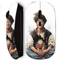 Wireless Mouse - MANIACASE - Akira Toriyama Goku - Black - Delivered with USB receiver - Child