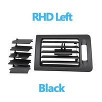 RHD Dashboard Fresh A/C Air Conditioner Vent Grille Cover For Mercedes Benz W204 C Class 180 200 220 230 260 300 350 2007-2011 RHD Left Black gray