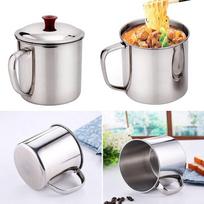 Roamtic Fason Kitchen Mug Beer Steel Camping Coffee Drinking Tea Travel 480ml Stainless Handle Cup