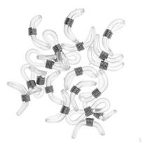 Rubber Vintage Glasses Loop Chain Ends Accessories sidabras