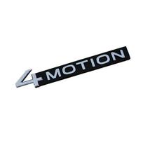 1Pcs Car Trunk Rear Sticker 4MOTION Logo Badge Sticker Emblem Decal Fit For V//W 4MOTION Side Fender Sticker Silver