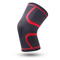 1Pcs Sport Kneepad Silica Gel Non-slip Knee Pads Running Yoga Kneelet Protective Ventilation Knit Nylon High Elasticity S