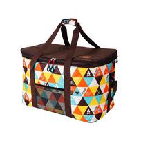 Large Capacity Outdoor Picnic Bag, Expandable Waterproof Storage Bag, Camping Travel, Self Driving Storage Box,50-60L black