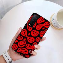 Trippy Smiley Face Phone Case for VIVO Y31 Y21 Y70 Y21S Y20 Y72 1907 Y12 Y11S Y53S Y33S Y55 Y76 Y51 Y15S Y01 VIVO Y01 purple