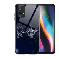 Yinuoda 12star sign Leo Libra Scorpio New Arrived High Quality Tempered Glass Case Phone For Samsung Galaxy A51 A71 A60 A70S A70 Galaxy A21S black