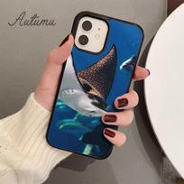 Animal manta ray Phone Case for iPhone 11 12 13 14 Pro Max mini X XR XS SE 2020 5 6S 7 8 Plus Samsung Galaxy S21 S22 Cover shell iPhone 5 5s SE