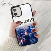 New York City Phone Case for iPhone 11 12 13 14 Pro Max mini X XR XS SE 2020 5 6S 7 8 Plus Samsung Galaxy S21 S22 Cover shell iPhone 5 5s SE