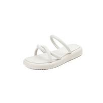 Krazing Pot Mules Microfiber Peep Toe Low Heels Summer Flat Platform Simple Design Women Leisure Outside Slippers 34 dramblio kaulas