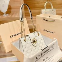 Xiaoxiangfeng Lingge Chain Bag Summer Crossbody Bag Women's New Style Versatile One Shoulder Small Underarm Bag balta