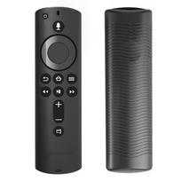 „Fire TV Stick 4K TV Stick“ nuotolinio silikoninio dėklo apsauginio dangtelio odai juoda