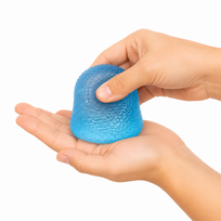 Antistresinis squishy kubas, minkštas sensorinis žaislas kubas - mėlynas