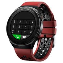 8G atminties muzikos išmanusis laikrodis Vyriški Bluetooth skambučiai Viso jutiklinio ekrano vandeniui atsparus išmanusis laikrodis Įrašymo funkcija Sportinė apyrankė raudona