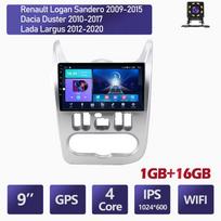 For Renault Logan Sandero 2009-2015 For Dacia Duster 2010-2017 GPS Navigation Android Car Radio Video Stereo Palyer RDS 1+6GB 1+16GB