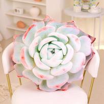 1pc 50/75CM Simulation Succulent Plants Plushie Pillow Lifelike Flowers Plush Cushion Stuffed Soft Pillow Creative Decor Gifts 50cm