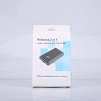 2 In 1 Min Bluetooth Adapter Car, Wireless Car Bluetooth 5.0 Receiver,  Audio Receiver for Home Stereo, Headphones, Speakers, Laptop (Type C Charging) 10*6*2.5cm juoda