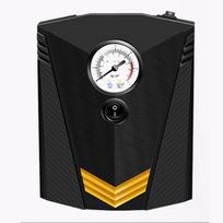 Nešiojamas mažas mini oro kompresoriaus siurblys Automobilių priedai DC 12V oro kompresorius automobiliams motociklams dviračiams 19.5*15.5*8cm,Pointer juoda
