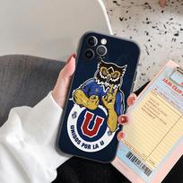 Phone Case for iPhone 11 12 13 Pro Max 7 8 2022 SE XR XS Max 5 5s 6 6s Plus Silicone Case Cover Luxury University of Chile Logo iPhone 13