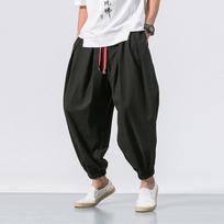 Men's Style Harren's Baggy Wide-Legged Pants Fashion Comfortable Pant Plus Size 5XL