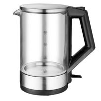 1,5 l didelio borosilikatinio stiklo elektrinis virdulys, izoliuojantis arbatinukas namų biurui EU Plug(220-240v) juoda