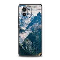 Skirtas Xiaomi Mi 13 12T 10 12 Lite 11 10T 11X 11T Pro 9T telefono dėklas Krioklys gamta Medžiai laivas Poco X3 NFC X4 F3 F4 M3 M4 5G dangtelis Poco M4 Pro 5G gray