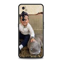 For Realme 10 9 8 5G 7 6 GT2 Pro Plus 9i 8i C21 C11 C25 C35 Soft Funny hasbulla Phone Case For Realme GT Neo 2 3 3T Black Cover Realme 9Pro Plus black