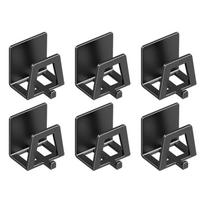 Nerūdijančio plieno kempinių laikiklis Lipnus kriauklės kanalizacijos džiovinimo kempinės Lentynos Virtuvės laikymo sieniniai kabliukai laikikliai Organizatorius 6 pcs-double sided tape juoda