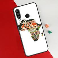 Africa Map Geography Painted Case For Honor 50 8X 9X 10i Cover For Huawei P30 P40 Lite P50 P20 Pro P Smart 2019 Nova 5T Huawei P40 Lite 4G