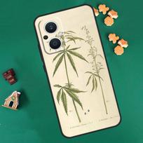 Botanical Drawings Flowers Plants Case For OPPO Reno 10 Pro 4Z 5Z 8T 4 5 6 7 8 Lite OPPO Find X6 Pro X3 X2 Neo X5 Lite Cover OPPO Find X2 Neo brown