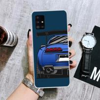 Japonijos JDM sportinių automobilių komiksų telefono dėklas, skirtas Samsung Galaxy A35 A55 A54 A15 A25 A05s A05 A22 A24 A52 A33 A34 M34 M14 M54 M23 A52 5G black