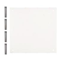 1 vnt. torto stovas 15cm/20cm/25.4cm/30cm Akrilinis skaidrus keksiukų stovas Small size 15cm white