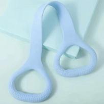 Joga Fitnesas Elastinga Virvė Silikoninė Pasipriešinimo Juosta Rankoms Nugarai Pečiams Mankšta Sporto Salė Sportas Dirželiai Mankštos Kambarys white