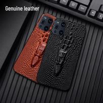 Genuine Leather Case for Oppo Find X5/X6/X3Pro - All-inclusive Protective Cover crafted from First Layer Cowhide. OPPO Find X5 rožinė raudona spalva