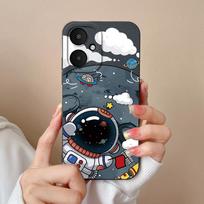 Case Cover For Xiaomi Poco F5 X6 Pro F6 M6 4G 5G Cute Astronaut Pilot Screen Protector Liquid Silicone Shockproof Popular Phone Bags Bumper For Xiaomi Xiaomi Poco M6 5G