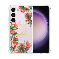 Samsung Galaxy S24 Ultra Case Airbag TPU Painted Butterfly Flowers - Perfect Fit S25