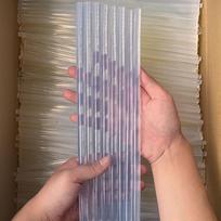 1 vnt. karšto lydalo klijų lazdelė, 7 mm skaidrus karšto lydalo klijų pistoletas, karšto lydalo klijų pistoletas, prailgintas klijų lazdelė buitinė 10pcs