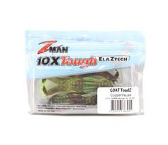 Zman Soft Lure Goat ToadZ 4 colių 3/Pack Coppertreuse (3055)