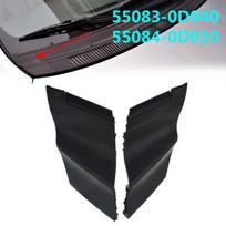 2X Priekinio stiklo valytuvo šoninė gaubto apdaila Toyota For Yaris 4-durų 2006-2010 gray