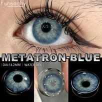 FUNSACHY New Color Contact Lenses for Eyes 2pcs High Quality Blue Eye Contacts Colored Contact Lenses Yearly Green Cosmetic Lens