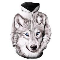 Gyvūno raštas Howl Vilkas 3D spausdinimo gobtuvas Vyriški gobtuvai Moteriškas paltas Žieminiai džemperiai Per didelis viršus 6XL black
