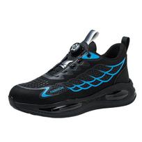 Rotating Button High-density Labor Insurance Shoes Men's Anti-smash and Anti-puncture Wear Lightweight Safety Shoes 38