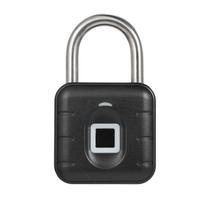 Pirštų atspaudų pakabinama spyna BT Lock Smart Padlock su APP Control 10 grupių pirštų atspaudų apsauga nuo vagystės juoda