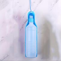 Nešiojama šunų vandens buteliukas Maisto ir vandens indas Šunų augintiniams Maitintuvas Dubenėlis Lauko Kelionėms Geriamasis Dozatorius S300ML /L500ML L rožinė