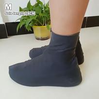 Guminiai batai, vandeniui atsparūs batų užvalkalai, silikoniniai, unisex, lauko, vandeniui atsparūs, neslystantys L juoda