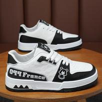 Summer Men Shoes Fashion Comfortable Sneakers Luxury Tennis Shoes Hot Sales Flats Laceup Vulcanized Shoes Zapatillas Hombre 44 gray