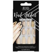 Ardell Nail Addict Nude Jeweled False Nails white